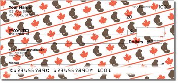 Oh Canada Personalized Checks