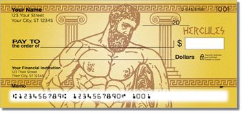 Greek God Personalized Checks