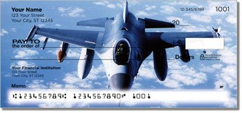 F-16 Fighter Jet Personalized Checks