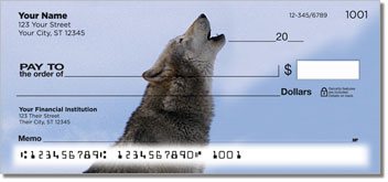Wolf Personalized Checks