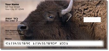 American Bison Personalized Checks