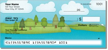 Storybook Landscape Personalized Checks
