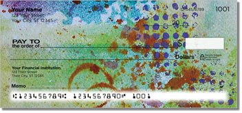 Dots and Drips Personalized Checks