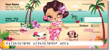 Hula Lulu Personalized Checks