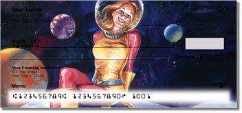 Girl Portrait Personalized Checks