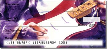 Guitar Art 1 Personalized Checks