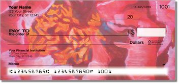 Sandrine Pelissier Flower Set Personalized Checks