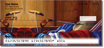 Golf Set Personalized Checks