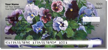 Shahmiri Flowers Personalized Checks