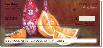 Shahmiri Still Life Personalized Checks