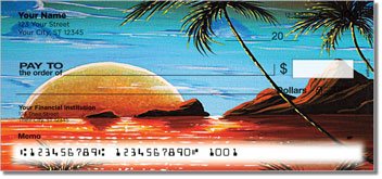 Tropical Surrealism Personalized Checks