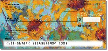 Clemente Sunflower Personalized Checks