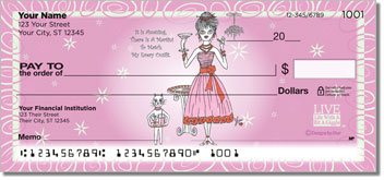 Wine and Cocktail Personalized Checks