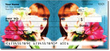 Blue Mood Personalized Checks