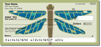 Lindgren Dragonfly Personalized Checks
