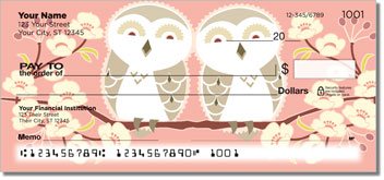 Snow Owl Personalized Checks
