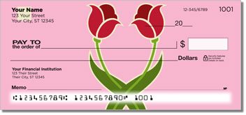Spring Joy Personalized Checks