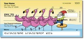 Scrivan Flamingos Personalized Checks