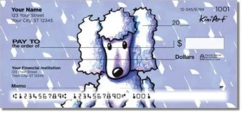 Poodle Series Personalized Checks