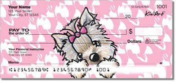 Yorkie Series 1 Personalized Checks