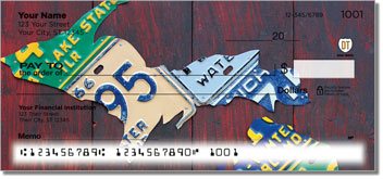 Michigan License Plate Personalized Checks
