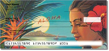 Hawaiian Art Personalized Checks