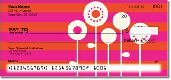 Mod Bouquet Personalized Checks