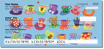 Carol Eldridge Tea Time Personalized Checks