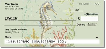 McRostie Seahorse Personalized Checks