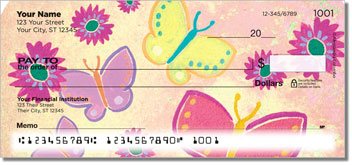 Colombo Butterfly Personalized Checks
