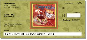 Artsy Coffee Personalized Checks