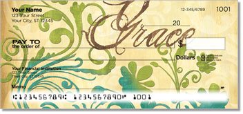 Sorbet and Teal Personalized Checks