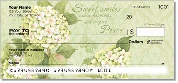 Hydrangea 2 Personalized Checks