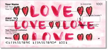 Love Lasts Personalized Checks
