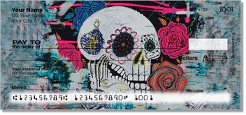 Day of the Dead Skull Personalized Checks