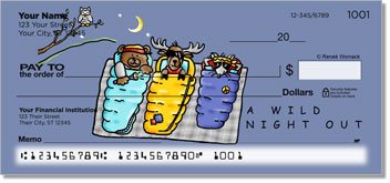 Wild Friends Personalized Checks