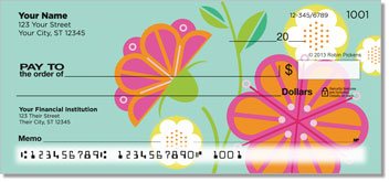 Modern Garden Personalized Checks