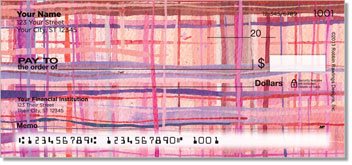 Patchwork Heart Personalized Checks