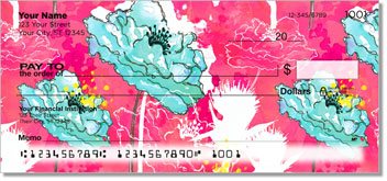 Breezy Blooms Personalized Checks
