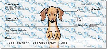 Dachshund Series Personalized Checks