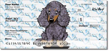 Longhaired Dachshund Personalized Checks