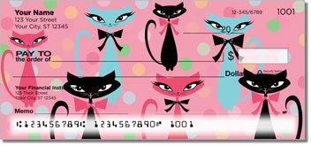 Kitty Galore Personalized Checks