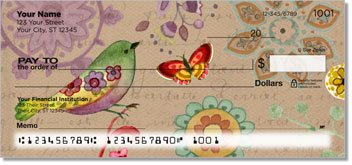 Bohemian Chic Personalized Checks