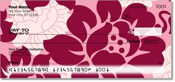 Rose Noir Personalized Checks