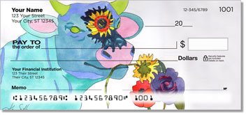 Crazy Cows Personalized Checks