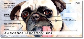 Pugs Personalized Checks