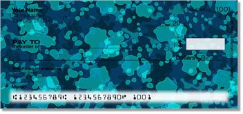 Water Camo Personalized Checks