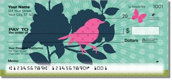 Birds and Blooms Checks