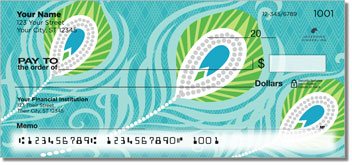 Peacock Feathers Checks