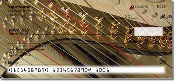Heavenly Harp Personalized Checks